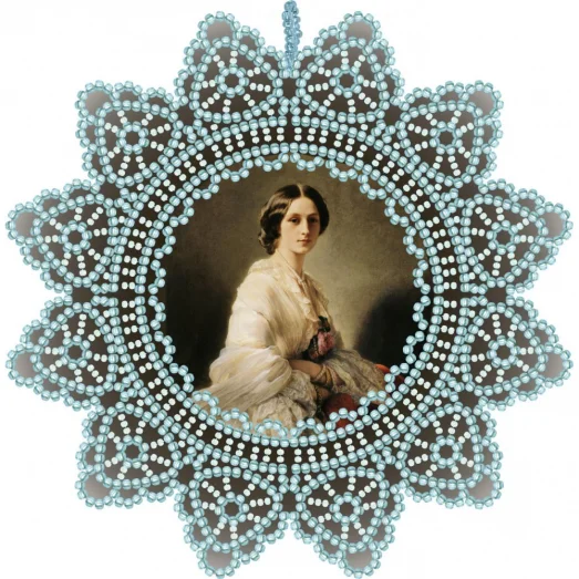 РВ4610 Бисерная подвеска Графиня. Набор для вышивки бисером Нова Слобода