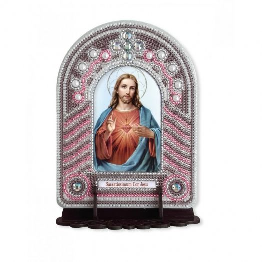 ВК1024 Святейшее Сердце Исуса. Набор для вышивки бисером Нова Слобода