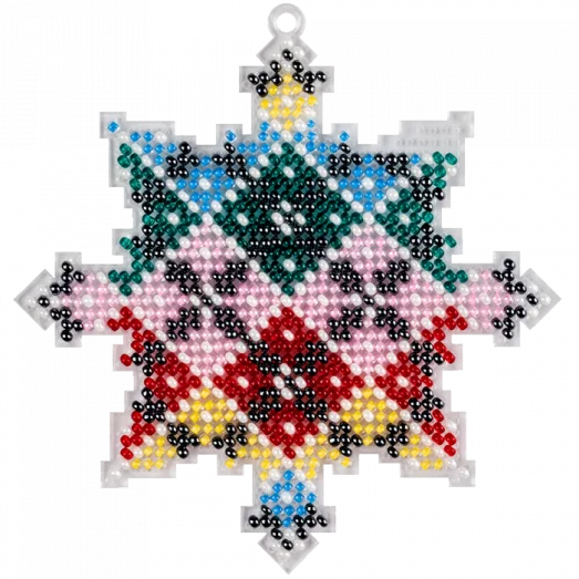 FLPL-034 Набор для вышивания бисером на пластиковой основе 