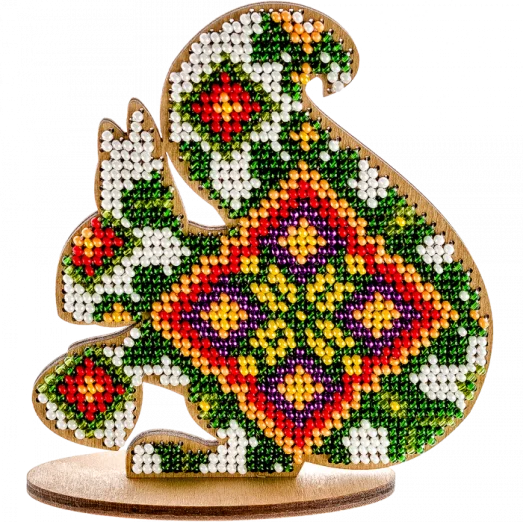 FLK-122 Набор для вышивания бисером по дереву Волшебная Страна