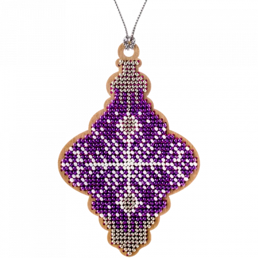 FLK-148 Набор для вышивания бисером по дереву Волшебная Страна