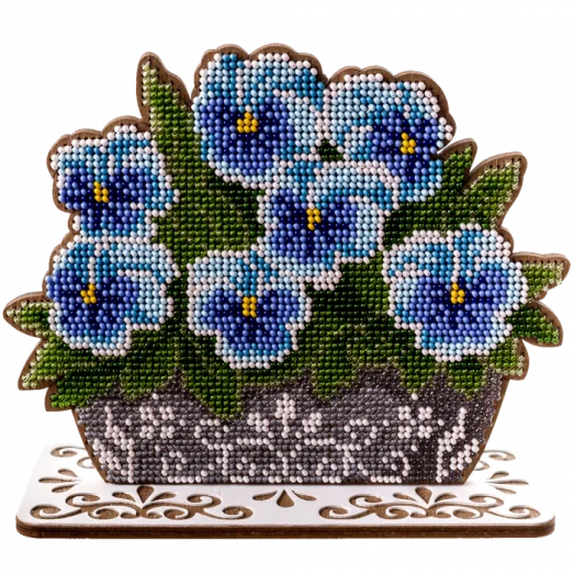 FLK-195 Набор для вышивания бисером по дереву Волшебная Страна