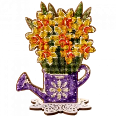 FLK-196 Набор для вышивания бисером по дереву Волшебная Страна