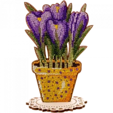 FLK-197 Набор для вышивания бисером по дереву Волшебная Страна