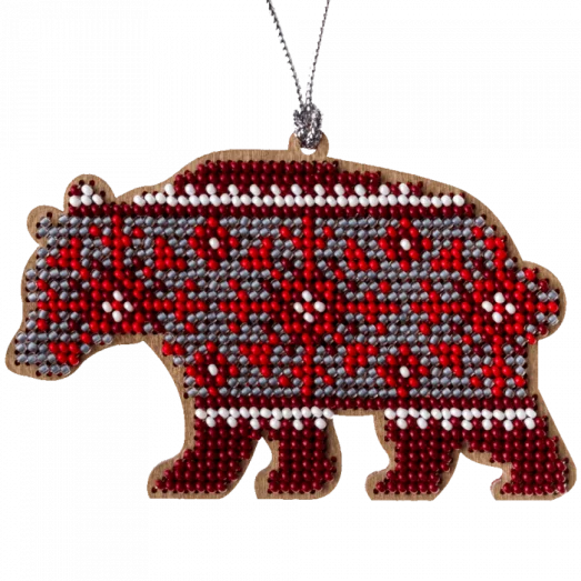 FLK-214 Набор для вышивания бисером по дереву Волшебная Страна