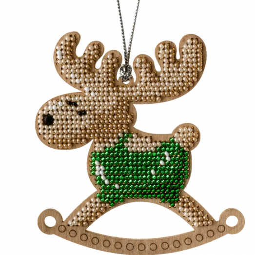 FLK-222 Набор для вышивания бисером по дереву Волшебная Страна