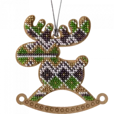 FLK-225 Набор для вышивания бисером по дереву Волшебная Страна