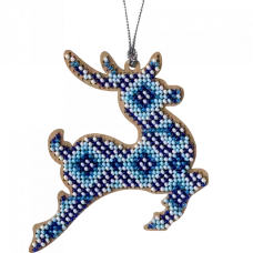 FLK-227 Набор для вышивания бисером по дереву Волшебная Страна