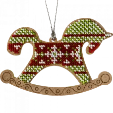 FLK-229 Набор для вышивания бисером по дереву Волшебная Страна