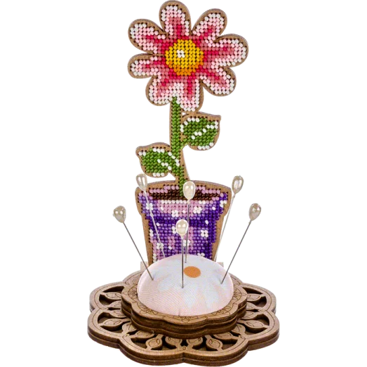 FLK-280 Игольница Набор для вышивания бисером по дереву Волшебная Страна