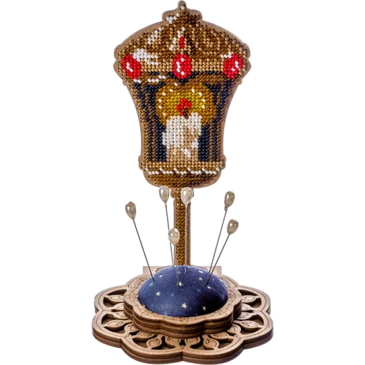 FLK-288 Игольница Набор для вышивания бисером по дереву Волшебная Страна