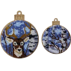 FLK-303 Набор для вышивания бисером по дереву (2 штуки)  Волшебная Страна