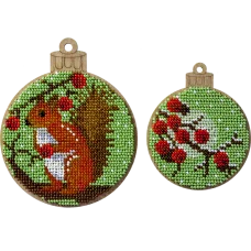 FLK-306 Набор для вышивания бисером по дереву (2 штуки)  Волшебная Страна