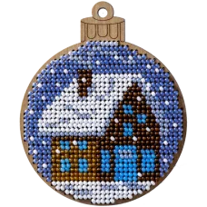 FLK-312 Набор для вышивания бисером по дереву. Волшебная Страна