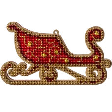 FLK-314 Набор для вышивания бисером по дереву. Волшебная Страна