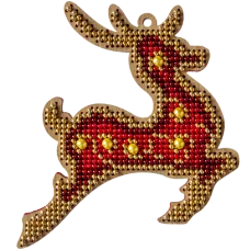 FLK-315 Набор для вышивания бисером по дереву. Волшебная Страна