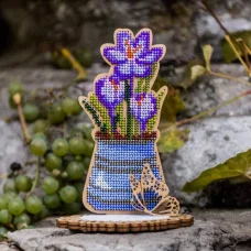 FLK-413 Набор для вышивания бисером по дереву. Волшебная Страна