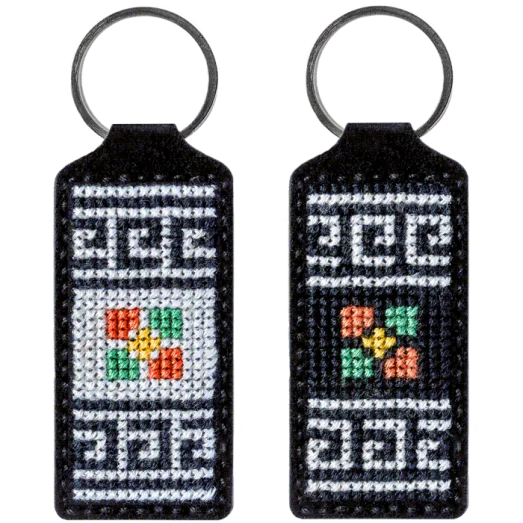 FLHL-019 Брелок для вышивания нитками на искусственной коже. Волшебная Страна