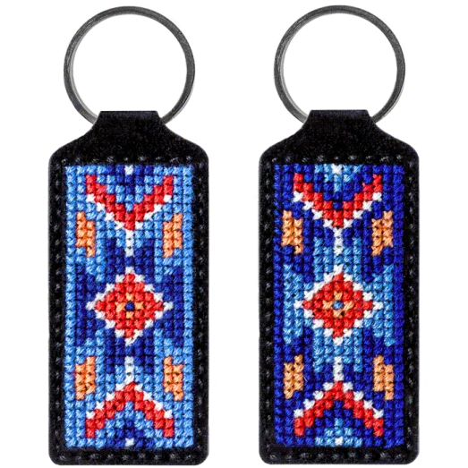 FLHL-022 Брелок для вышивания нитками на искусственной коже. Волшебная Страна