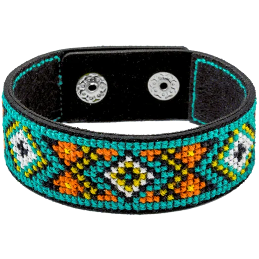 FLHL-027 Набор для вышивания нитками на искусственной коже. Волшебная Страна