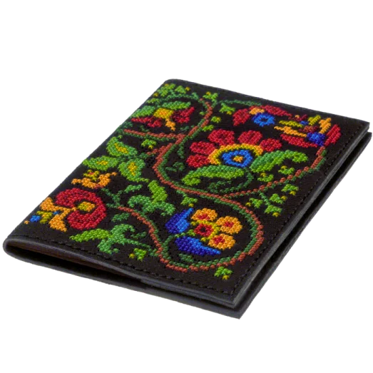 FLHL-043 Набор для вышивания нитками на искусственной коже паспорта Волшебная страна