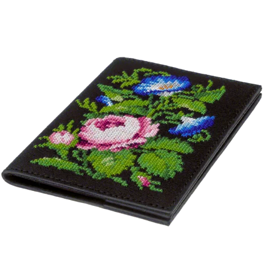 FLHL-044 Набор для вышивания нитками на искусственной коже паспорта Волшебная страна