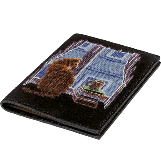 FLHL-047 Набор для вышивания нитками на искусственной коже паспорта Волшебная страна