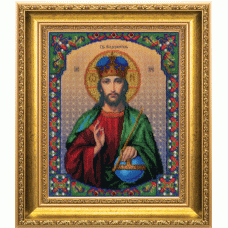 Б-1186 Икона Господа Иисуса Христа. Набор для вышивки бисером Чаривна Мить
