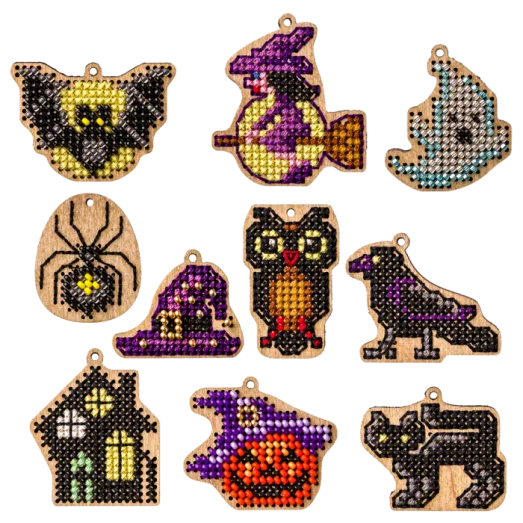 FLSW-010 Набор заготовок для вышивания по дереву Волшебная Страна