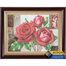 ФР-НБч3-007 Розы. Схема для вышивки бисером ТМ Фурор Рукоделия