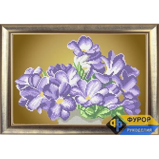 ФР-НБч4-011-1 Сирень. Схема для вышивки бисером ТМ Фурор рукоделия