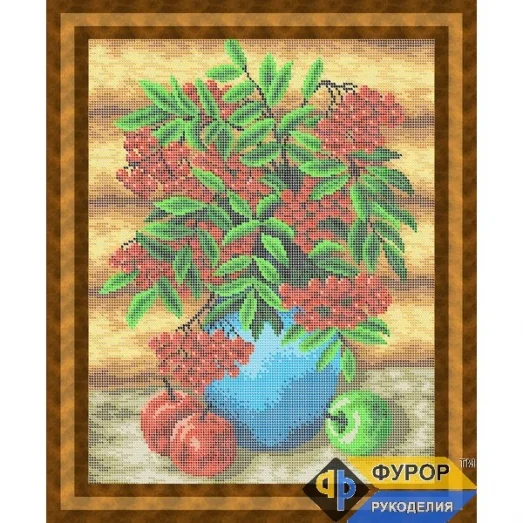 ФР-НБп3-043 Натюрморт. Схема для вышивки бисером ТМ Фурор Рукоделия