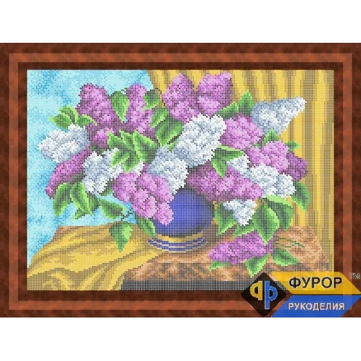 ФР-НБп3-045-2 Сирень. Схема для вышивки бисером. Фурор Рукоделия