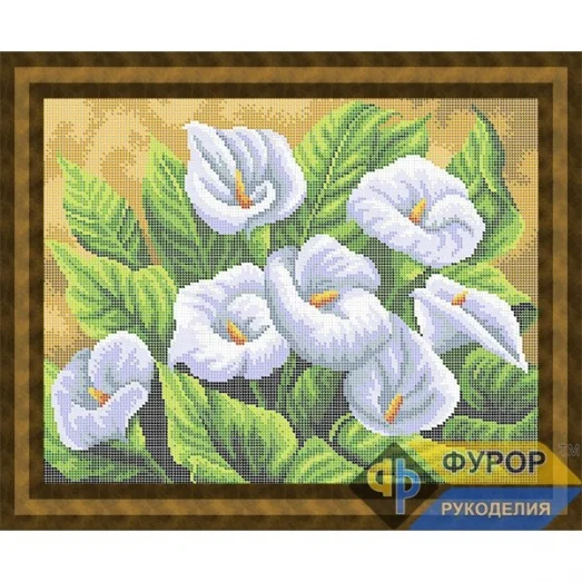 ФР-НБп3-088 Букет прекрасных кал. Схема для вышивки бисером ТМ Фурор Рукоделия