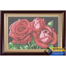 ФР-НБп4-006-2 Роза. Схема для вышивки бисером ТМ Фурор Рукоделия