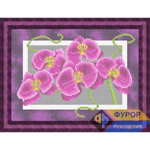 ФР-НБп4-074-2 Орхидея. Схема для вышивки бисером ТМ Фурор Рукоделия