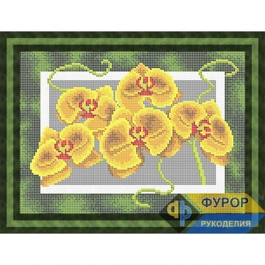 ФР-НБп4-074-3 Орхидея. Схема для вышивки бисером ТМ Фурор Рукоделия