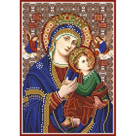 А4-И-217 Неустанной помощи.Схема для вышивки бисером ТМ Acorns