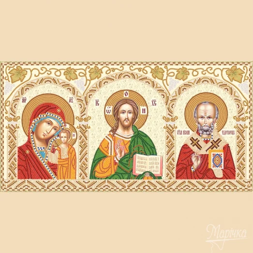 НИК-3-001 Домашний иконостас. Набор для вышивки бисером Маричка