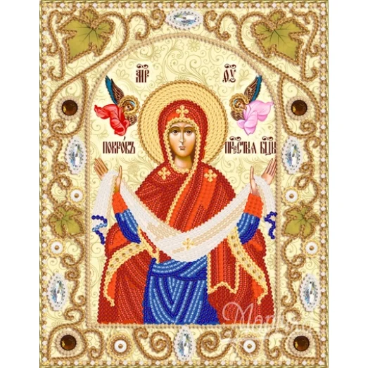 НИК-5311 Покров Пресвятой Богородицы. Набор для вышивки бисером Маричка