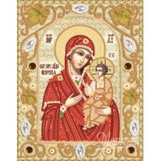 НИК-5318 Иверская икона Божией Матери Набор для вышивки бисером Маричка 