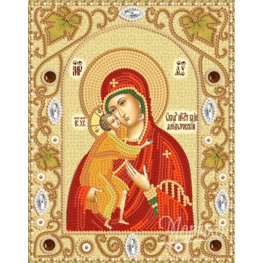 НИК-5320 Феодоровская икона Божией Матери. Набор для вышивки бисером Маричка 