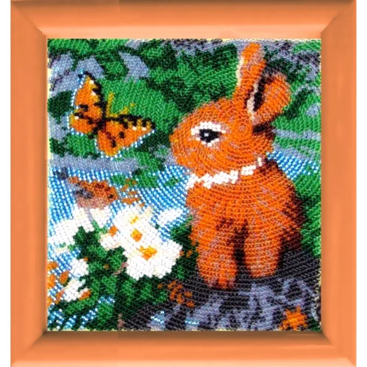БФ-947 Зайчонок. Схема для вышивки бисером Батерфляй
