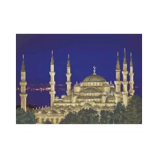 А3-К-431 Ночной Стамбул.Голубая мечеть. Схема для вышивки бисером ТМ Acorns