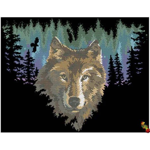 ФЧК-3156 Ночной сторож. Схема для вышивки бисером Феникс