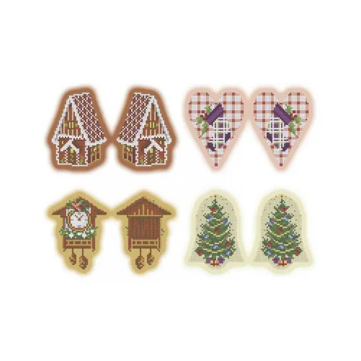 А3-К-918 Новогодние игрушки Рождество. Схема для вышивки бисером ТМ Acorns