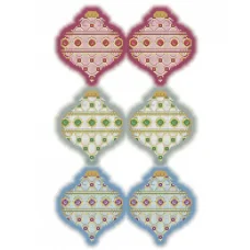 А3-К-899 Новогодние игрушки Юла. Схема для вышивки бисером ТМ Acorns