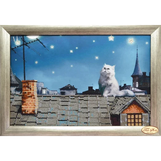 НС-007 Пушок на крыше. Набор для вышивки бисером. Тела Артис