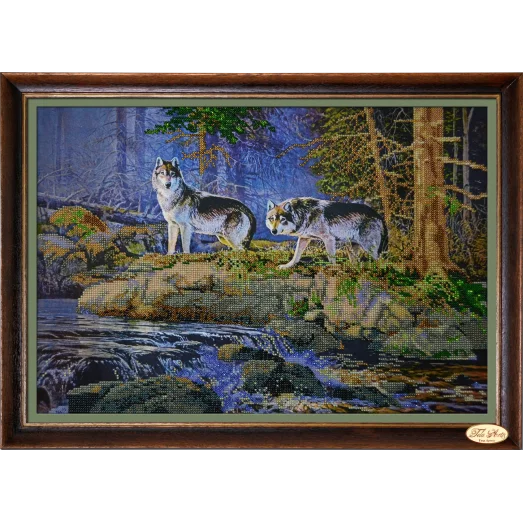 НТК-002 У реки. Набор для вышивания бисером. Тела Артис