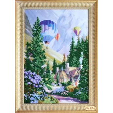 НТК-008 В горах. Набор для вышивания бисером. Тела Артис